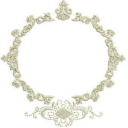 Diseño Para Bordado Marco Provenzal 89