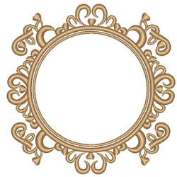 Diseño Para Bordado Marco Provenzal 90