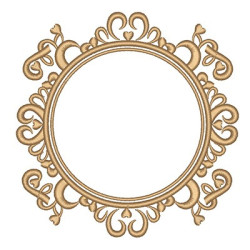 Diseño Para Bordado Marco Provenzal 91