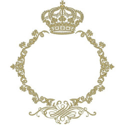 MONOGRAM WITH CROWN