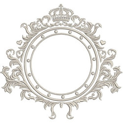 Diseño Para Bordado Marco Provenzal 94