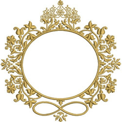 Embroidery Design Monogram Infinite