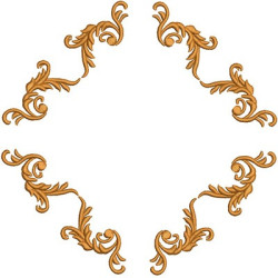 Embroidery Design Frame Provence 102