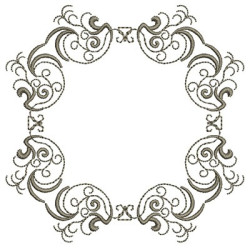 Embroidery Design Frame Provence 127