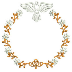 DIVINE FRAME WITH FLOWERS