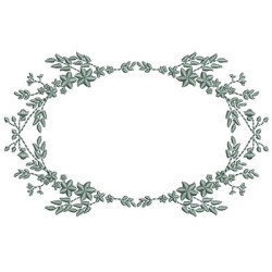 DELICATE FLORAL FRAME