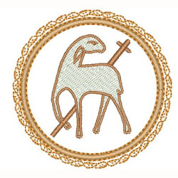 Embroidery Design Lamb 6 Cm