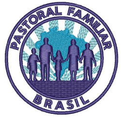 Diseño Para Bordado Pastoral Familiar Brasil 7 Cm