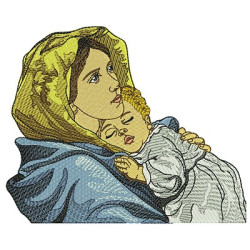 Embroidery Design Our Lady Of Comfort 14 Cm