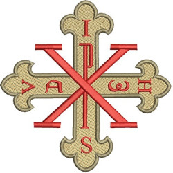 Embroidery Design Cross Px Large