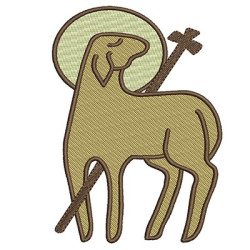 Embroidery Design Lamb 12 Cm