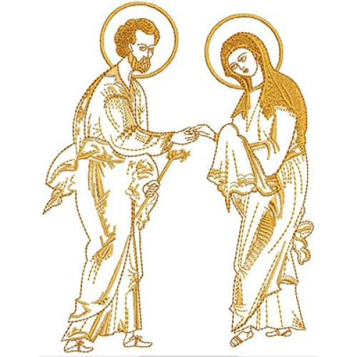 Рисунок Ватикан с ангелами. Holy two
