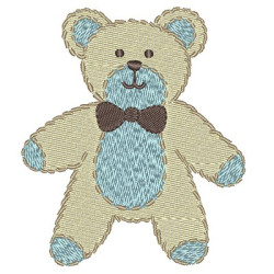 Matriz De Bordado Urso 10 Cm