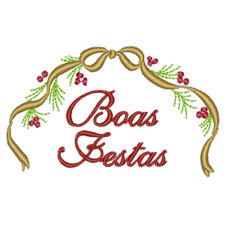 BOAS FESTAS COM LAÇO