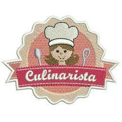 Diseño Para Bordado Escudo Culinarista 2