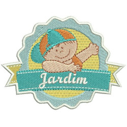 Matriz De Bordado Escudo Jardim