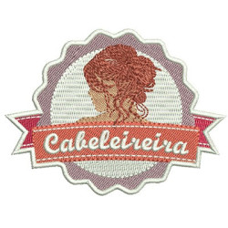 Matriz De Bordado Escudo Cabeleireira