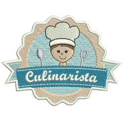 Diseño Para Bordado Escudo Culinarista 3