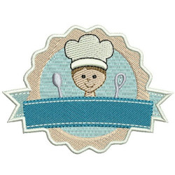 Diseño Para Bordado Cocinero Para Custom