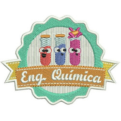 Embroidery Design Shell Chemical Engineer