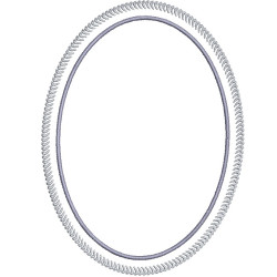 Matriz De Bordado Moldura G 273