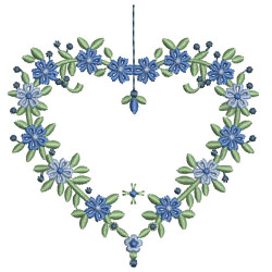 FRAME HEART FLORAL