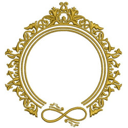 Embroidery Design Frame Provence Infinite