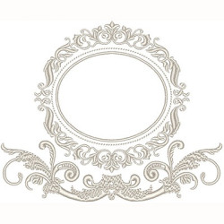 Embroidery Design Frame Provence 64