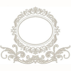 Embroidery Design Frame Provence 64