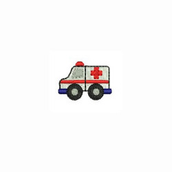 Diseño Para Bordado Ambulancia