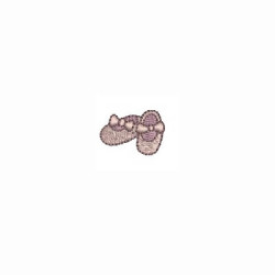 Embroidery Design Baby Booties