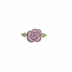 Matriz De Bordado Rosa Peq 3