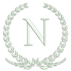 MONOGRAM LETTER N