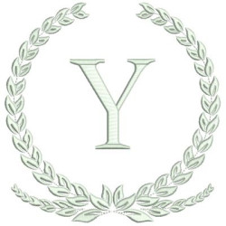 MONOGRAM LETTER Y