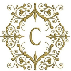 MONOGRAM LETTER C