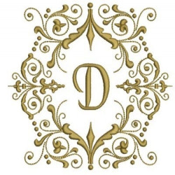 MONOGRAM LETTER D