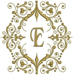 MONOGRAM LETTER E