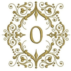 MONOGRAM LETTER O