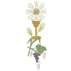 Diseño Para Bordado Hostia Consagrada 10