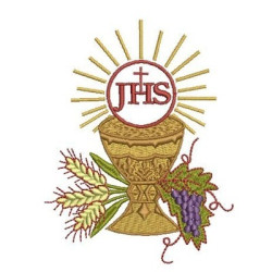 Diseño Para Bordado Hostia Consagrada 8