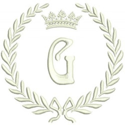 Embroidery Design Monogram Letter G