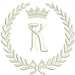 Embroidery Design Monogram Letter K