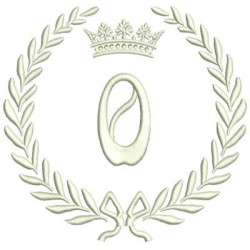 Embroidery Design Monogram Letter O