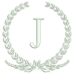 MONOGRAM LETTER J