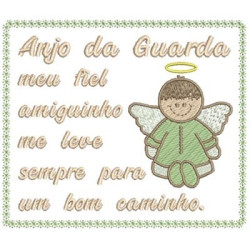 Embroidery Design Guardian Angel Prayer 2