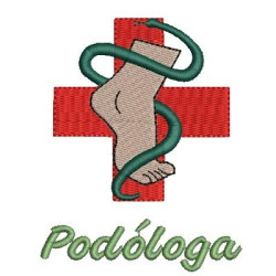 Diseño Para Bordado Podologa