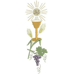Diseño Para Bordado Hostia Consagrada 11