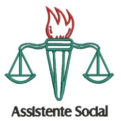 Embroidery Design Social Worker