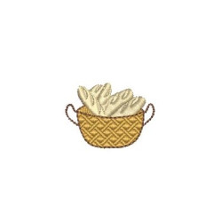 Matriz De Bordado Cesto De Pães