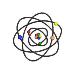 Embroidery Design Atom